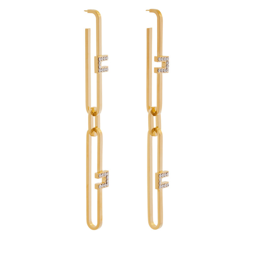 Обици Elisabetta Franchi OR-12M-52E2-V260 Златист цвят на ниска цена