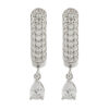 Обици Guess JSBE04 510JW Сребрист цвят на ниска цена