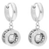 Обици Guess JUBE01 463JW Сребрист цвят на ниска цена