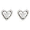 Обици Guess JUBE05 024JW Сребрист цвят на ниска цена
