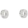 Обици Guess Just Guess JUBE03 112JW Сребърно родиево покритие цвят на ниска цена
