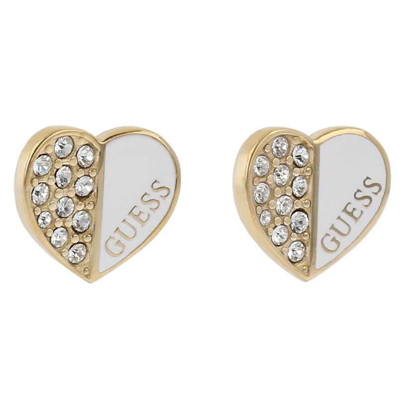 Обици Guess Love Guess JUBE03 048JW Позлатено с жълто злато цвят на ниска цена
