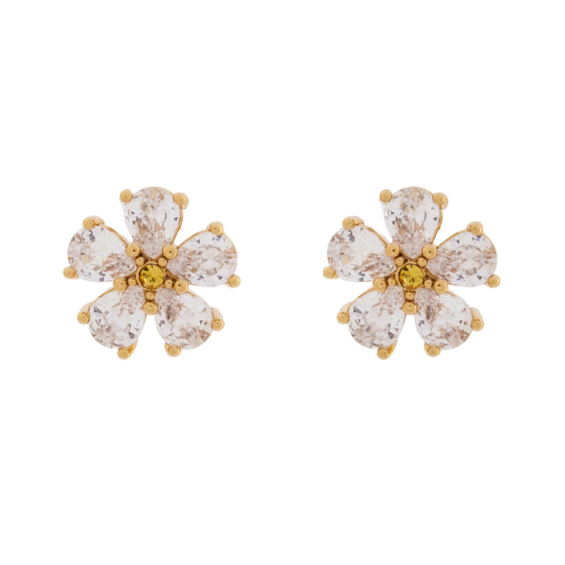 Обици Kate Spade Bursting Blooms KK491 Златист цвят на ниска цена
