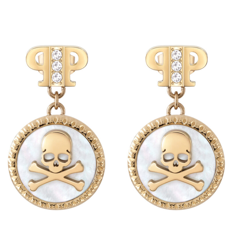 Обици PHILIPP PLEIN Plein Mini Logo PJ2EA08EU Златист цвят на ниска цена