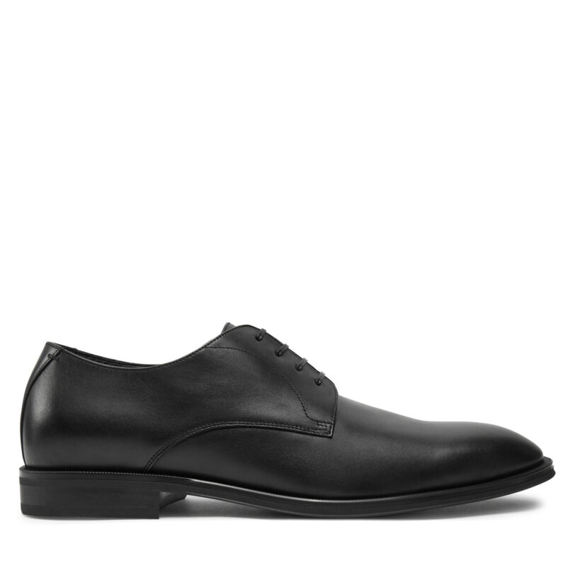 Обувки BOSS Derby 50536535 Черен цвят на ниска цена