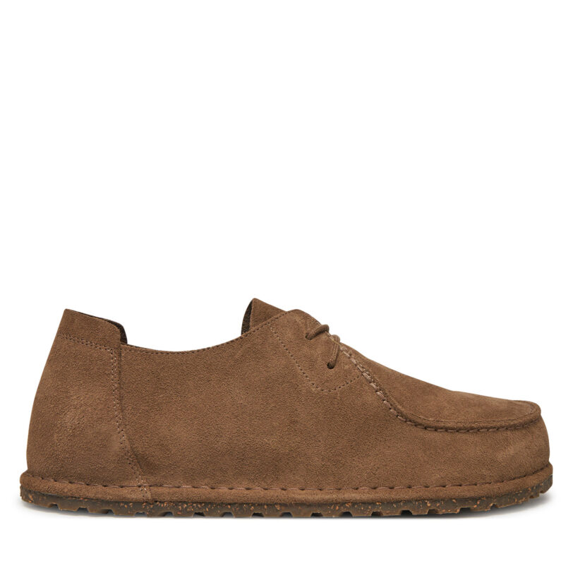 Обувки Birkenstock Utti Lace 1027274 Кафяв цвят на ниска цена