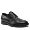 Обувки Boss Dressletic Derb Bo 50513353 Черен цвят на ниска цена