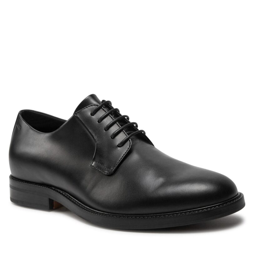 Обувки Boss Dressletic Derb Bo 50513353 Черен цвят на ниска цена