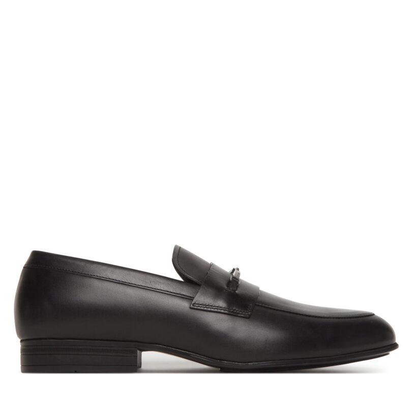 Обувки Calvin Klein Almond Moccasin W/ Bit HM0HM01884 Черен цвят на ниска цена