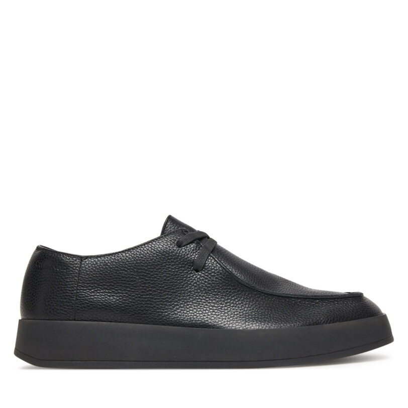 Обувки Calvin Klein Hybrid Cup Wallabee Lth HM0HM02062 Черен цвят на ниска цена