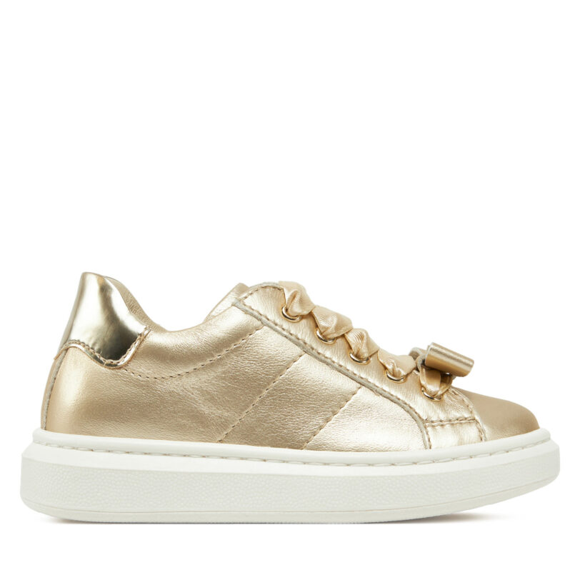 Обувки Calvin Klein Jeans Sneaker Bassa Allacciata V1A9-83044-0220 Златист цвят на ниска цена