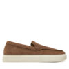 Обувки Calvin Klein Moccasin Suede HM0HM01794 Кафяв цвят на ниска цена