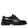 Обувки Calvin Klein Postman Derby Pat HM0HM01685 Черен цвят на ниска цена