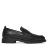 Обувки Calvin Klein SQ RUBBER LOAFER HM0HM01901 Черен цвят на ниска цена