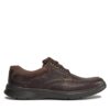 Обувки Clarks Cotrell Edge 261198037 Кафяв цвят на ниска цена