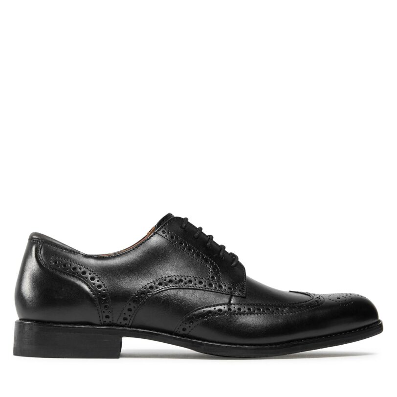 Обувки Clarks Craft Arlo Limit 261714527 Черен цвят на ниска цена