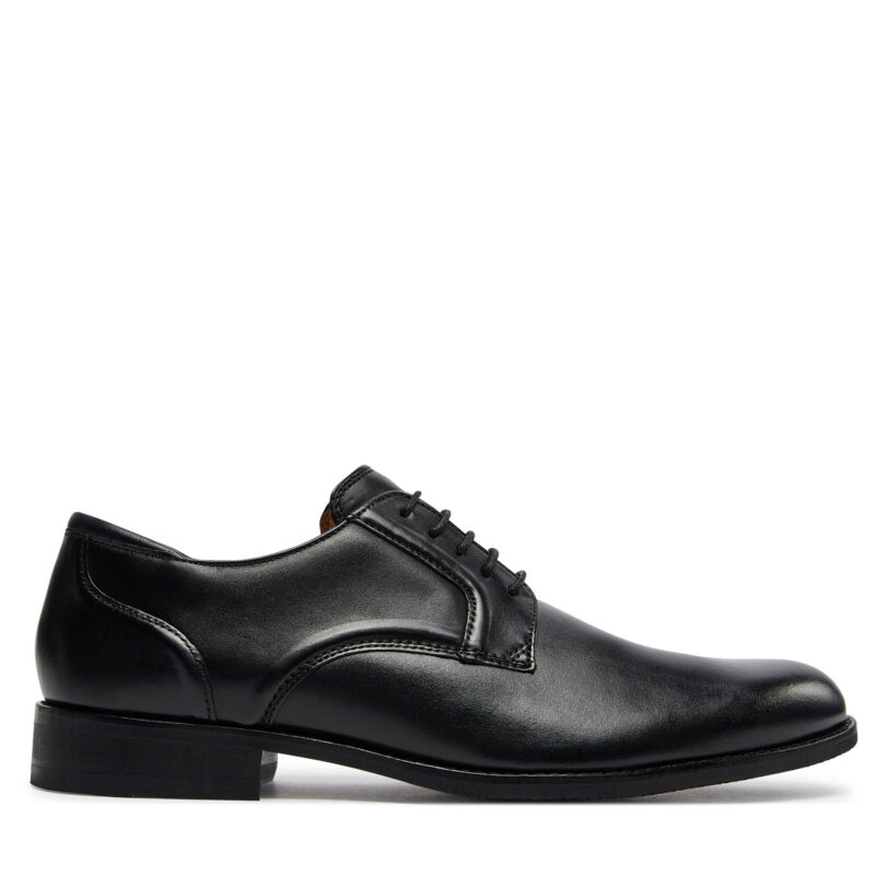 Обувки Clarks Craftarlo Lace 26171449 Черен цвят на ниска цена