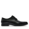 Обувки Clarks Howard Over 26174925 Черен цвят на ниска цена