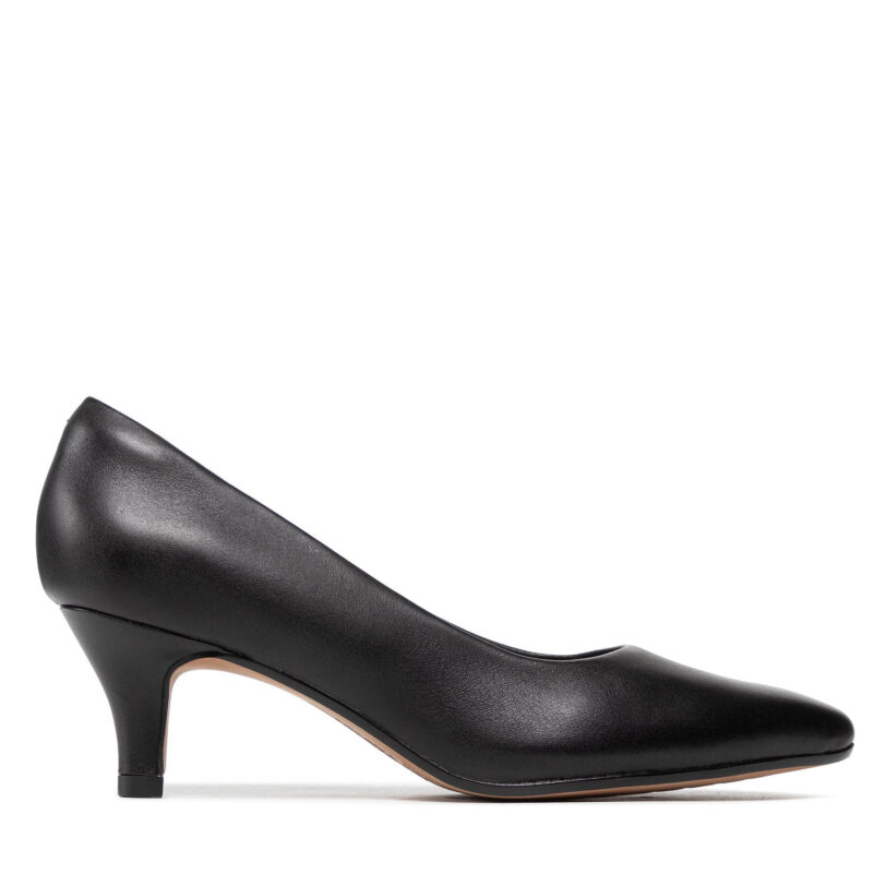 Обувки Clarks Linvale Jerica 261372084 Черен цвят на ниска цена