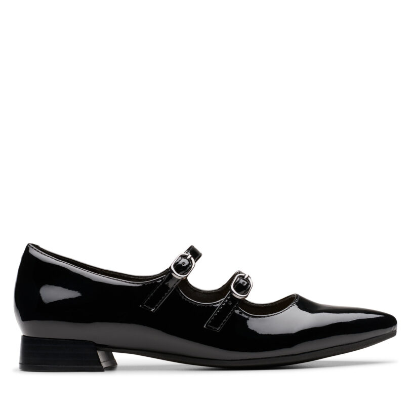 Обувки Clarks Natalyn Lane 26181930 Черен цвят на ниска цена