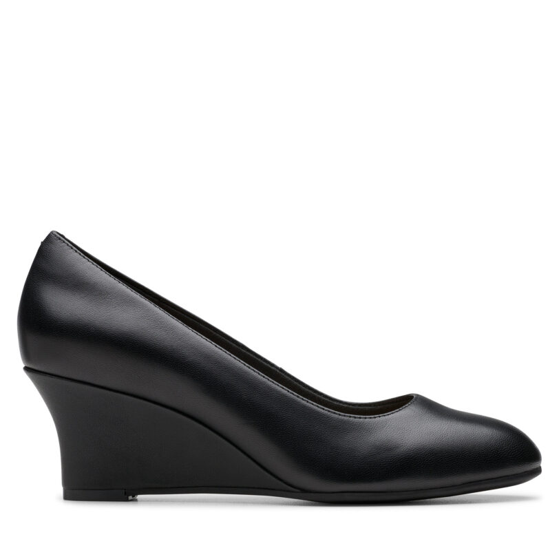 Обувки Clarks Olivette Pearl 26180043 Черен цвят на ниска цена