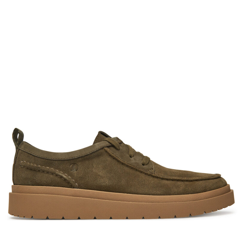 Обувки Clarks Polden Moc 26180869 Зелен цвят на ниска цена