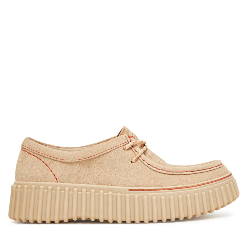 Обувки Clarks Torhill Bee 26181191 Екрю цвят на ниска цена