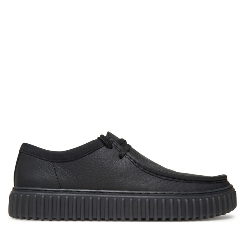 Обувки Clarks Torhill Lo 26181385 Черен цвят на ниска цена