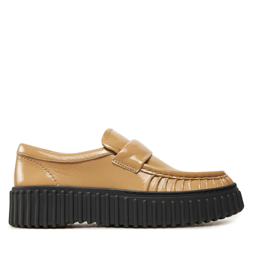 Обувки Clarks Torhill Mocc 26179353 Бежов цвят на ниска цена