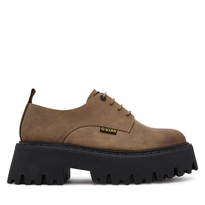 Обувки G-Star Raw WI34-MANYA-02 Кафяв цвят на ниска цена