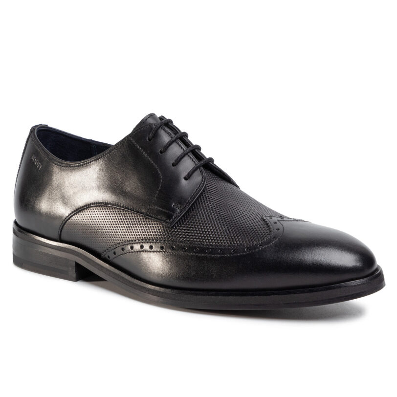 Обувки JOOP! Kleitos 4140004393 Черен цвят на ниска цена