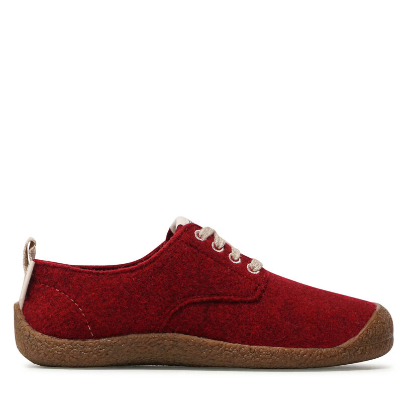 Обувки Keen Mosey Derby 1026809 Червен цвят на ниска цена