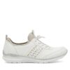 Обувки Rieker L3259-80 Бял цвят на ниска цена