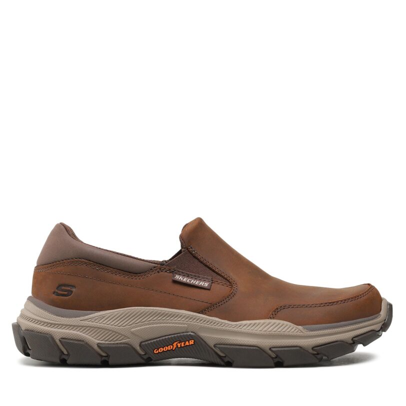 Обувки Skechers Calum 204480/CDB Кафяв цвят на ниска цена