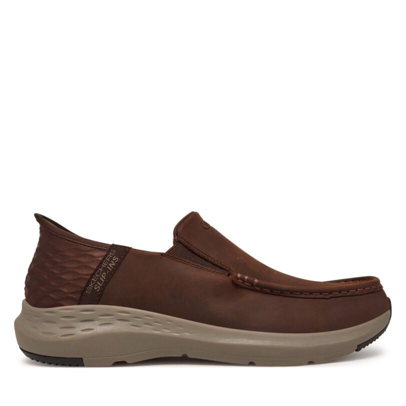 Обувки Skechers Oswin 204866 Кафяв цвят на ниска цена