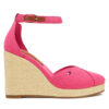 Обувки Tommy Hilfiger Flag High Wedge Espad Closed Toe FW0FW08494 Розов цвят на ниска цена