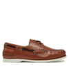 Обувки Tommy Hilfiger Th Boat Shoe Core Lth FM0FM05569 Кафяв цвят на ниска цена