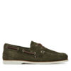 Обувки Tommy Hilfiger Th Boat Shoe Core Suede FM0FM05387 Зелен цвят на ниска цена