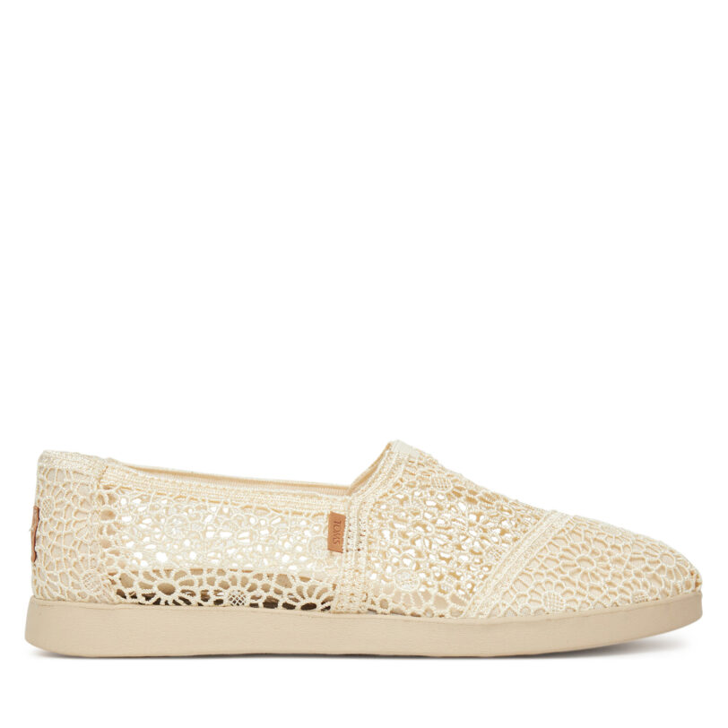 Обувки Toms 10021570 Екрю цвят на ниска цена