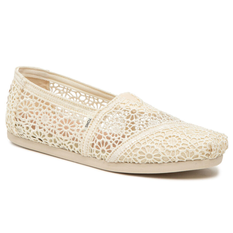 Обувки Toms Alpargata 10016241 Бежов цвят на ниска цена