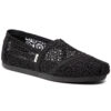 Обувки Toms Alpargata 10016254 Черен цвят на ниска цена
