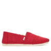 Обувки Toms Alpargata 10017665 Червен цвят на ниска цена
