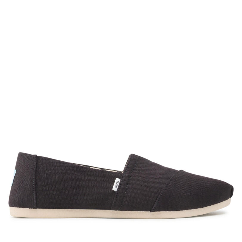 Обувки Toms Alpargata 10017732 Черен цвят на ниска цена