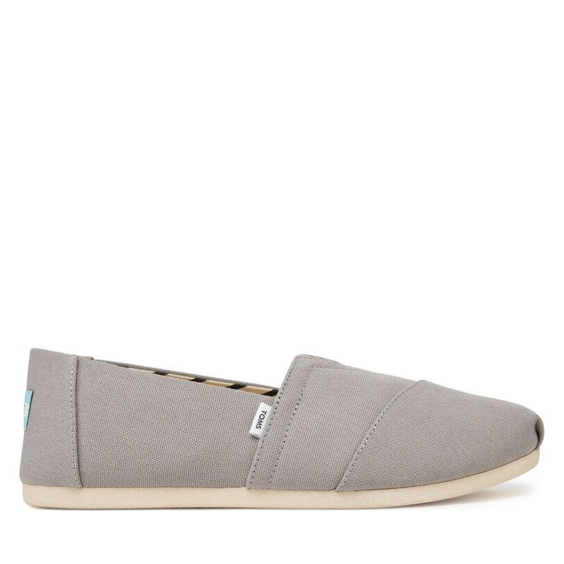 Обувки Toms Alpargata 10020858 Сив цвят на ниска цена