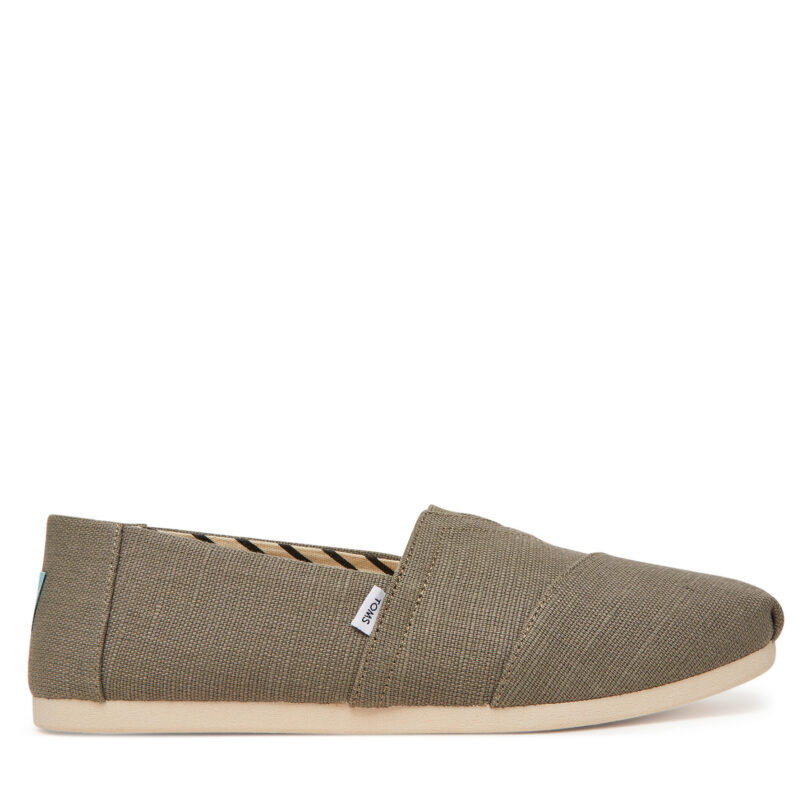 Обувки Toms Alpargata Classic 10021903 Сив цвят на ниска цена