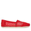 Обувки Toms Alpargata Classic 10021935 Червен цвят на ниска цена