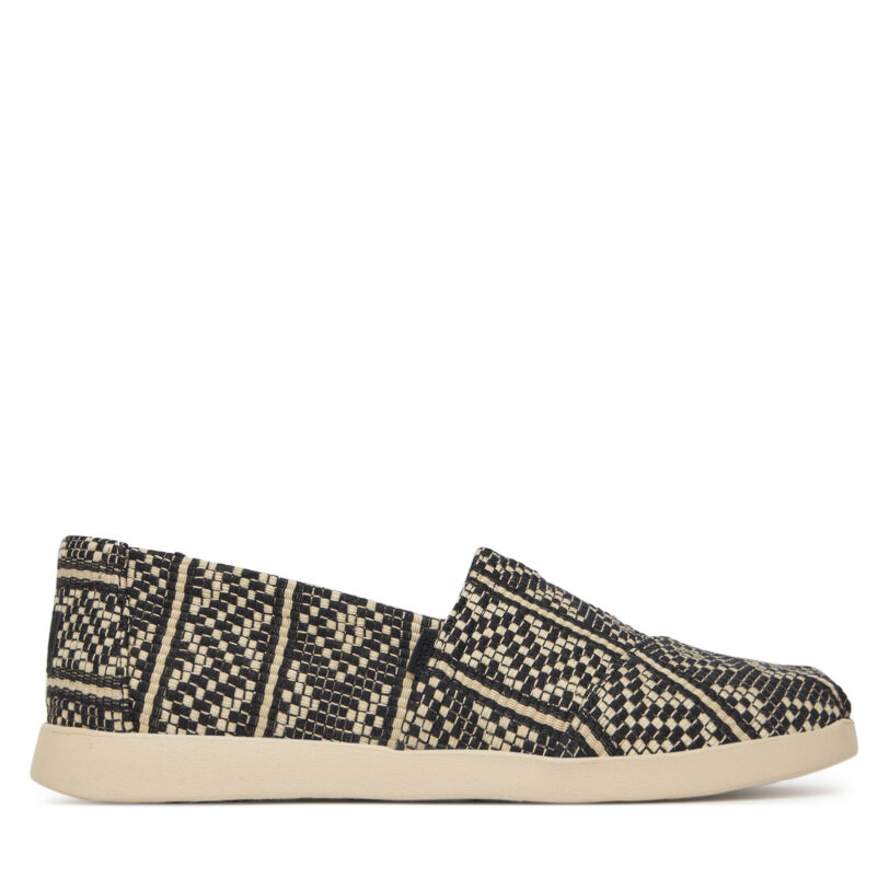 Обувки Toms Alpargata Plus 10021912 Черен цвят на ниска цена