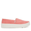 Обувки Toms Verona Slip On 10021859 Розов цвят на ниска цена
