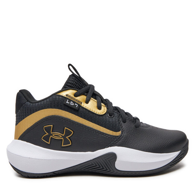 Обувки за баскетбол Under Armour Grade School UA Lockdown 7 3028513 Черен цвят на ниска цена