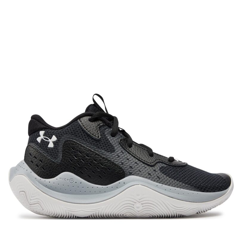 Обувки за баскетбол Under Armour Ua Gs Jet '23 3026635-004 Черен цвят на ниска цена